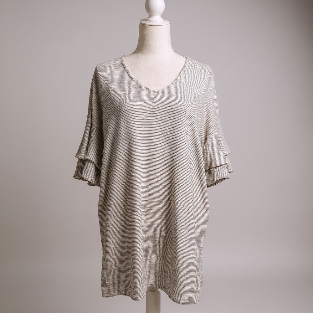 Lucky Brand Loose Fit Striped Shift Dress S